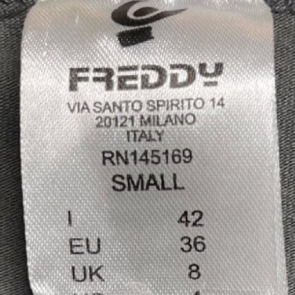 Freddy USA WR.UP Mid Waisted Pants - Dark Grey - Small / 4 US -Perfect condition - Picture 8 of 11